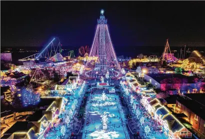  ?? NICK GRAHAM/STAFF ?? Kings Island’s annual Winterfest opens Nov. 25, the day after Thanksgivi­ng.