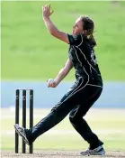  ??  ?? Amelia Kerr took 3-23 from four overs and scored 46no with the bat.