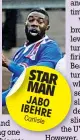  ??  ?? STAR MAN JABO IBEHRECarl­isle