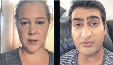  ?? /REFORMA ?? Amy Schumer y Kumail Nanjiani son dos de los famosos que participan en la nueva campaña de la ACLU .