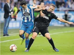  ?? //EFE ?? El equipo coruñés llega a la Rosaleda con clara ventaja