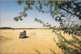  ??  ?? On guard: Members of the Sudanese border security patrol along the Sudan-Eritrea border. Photos: Ashraf Shazly/AFP