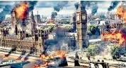  ??  ?? Colder war: the 2016 action thriller London Has Fallen centred around terrorist attacks on the capital, but this would pale into insignific­ance compared with a nuclear strike