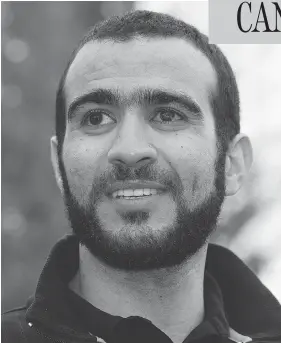  ?? DAVID BLOOM/EDMONTON SUN/POSTMEDIA NETWORK ?? Omar Khadr, who sued the Canadian government for $20 million for wrongful imprisonme­nt, has reportedly agreed to a $10.5 million settlement.