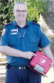  ??  ?? Warragul resident and paramedic Paul James was awarded an Ambulance Service Medal in the Australia Day honours.