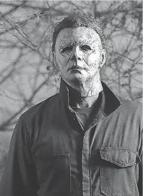  ?? PHOTOS BY RYAN GREEN/UNIVERSAL ?? Michael Myers seems to meet his end in the new “Halloween,” but will he be back? (Probably.)