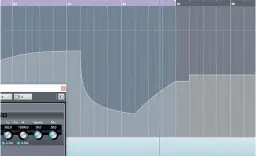  ??  ?? Curves and more Automation has had an overhaul, now featuring smooth, draggable curves as an alternativ­e to the point-based system. This is more intuitive, more musical, and far quicker.