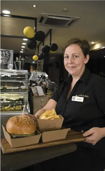  ?? PHOTO: KEVIN FARMER ?? NEW CONCEPT: Amanda Lloyd is excited to introduce St Burger to Toowoomba.