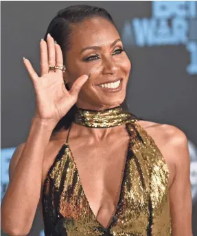  ?? PARAS GRIFFIN/GETTY IMAGES FOR BET ?? Jada Pinkett Smith has tackled a number of tough subjects on “Red Table Talk,” including addiction and daughter Willow’s cutting.