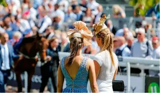  ?? ?? Ladies Day at Epsom Down races