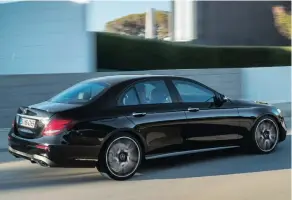  ??  ?? Consider the 295kW Mercedes E43 4Matic an AMG-lite compared to its monstrous 63 sibling.