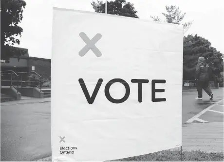  ?? THE CANADIAN PRESS FILES ?? Elections Ontario reported a huge upswing in advance voting this year compared to the last provincial election in 2014.