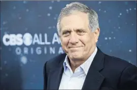  ?? Chris Pizzello Invision / Associated Press ?? CBS CORP. Chairman and CEO Leslie Moonves is facing harassment allegation­s.