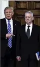  ?? AUDE GUERRUCCI/EPA ?? President-elect Donald Trump told a Cincinnati rally Thursday that James Mattis is his pick for secretary of defense.