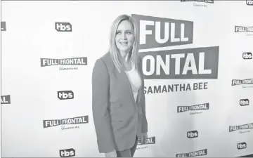  ??  ?? Bee attends the ‘Full Frontal With Samantha Bee’ FYC Event on May 16, 2017 in New York City. — AFP file photo