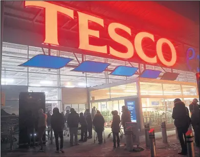  ??  ?? The incident happened at the currency exchange desk in Tesco at Silverburn Shopping Centre