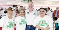  ?? ?? ▮ El candidato a diputado federal en el distrito 03 por la alianza “Todos x Coahuila”, Theo Kalionchiz,, visitó la Región Carbonífer­a.