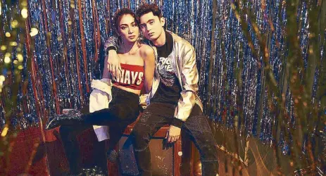  ??  ?? Get jiggy with it: Nadine Lustre and James Reid, both style savants in their own right, are Folded & Hung's new endorsers, debuting in the brand's Holiday 2017 campaign.