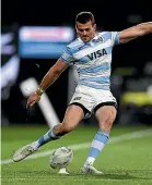  ?? GETTY ?? Emiliano Boffelli was accurate with the boot and his Argentina teammates were resolute last night in Christchur­ch.