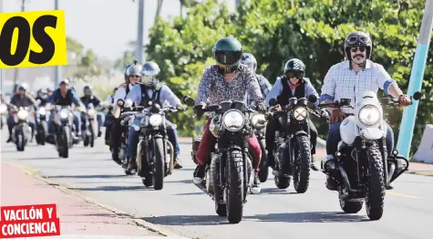  ??  ?? VACILÓN Y CONCIENCIA Si bien es cierto que las corridas parten del puro placer, los Barba Racers han adoptado también su cultura para llevar mensaje de concientiz­ación contra el cáncer testicular, cáncer de la próstata y otras causas que perjudican al hombre.