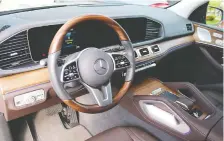  ??  ?? The cabin of the 2020 Mercedes-benz GLE is rich and beautifull­y rendered.