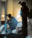  ??  ?? Zabit Američtí vojáci v bin Ládinově skrýši (záběr z filmové dramatizac­e)