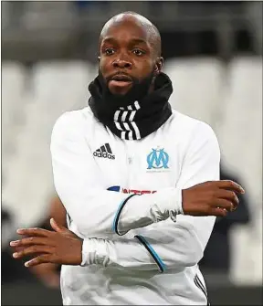  ??  ?? Lassana Diarra n’avait plus joué au Vélodrome depuis près de deux mois.