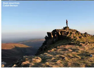  ?? ?? Dusk views from Cadair Berwyn