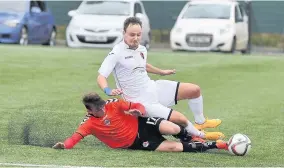  ??  ?? All square
Clyde shared the spoils in a 1-1 draw with East Kilbride FC recently