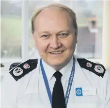  ??  ?? Chief constable Giles York