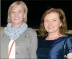  ??  ?? Kanturk ladies Mary Leahy and Clare McKiernan enjoying the night.