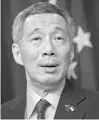  ??  ?? Lee Hsien Loong