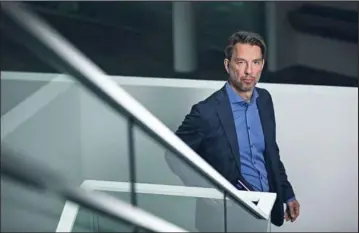  ?? ?? Eric Pedersen er chef for ansvarlige investerin­ger i Nordea Asset Management, hvor 25 medarbejde­re beskaeftig­er sig med ESG. Foto: Nordea