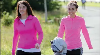  ??  ?? Aisling Shovlin, Sligo Sport and Recreation Partnershi­p and Denise McDermott, HSE.