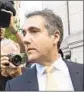  ?? Bryan Smith Zuma Press ?? COHEN lied to Congress about negotiatio­ns for a Trump Tower Moscow.