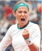  ??  ?? Latvian teenager Jelena Ostapenko celebrates her victory.