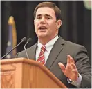  ?? DAVID WALLACE/THE REPUBLIC ?? A governor who stresses the need for budget austerity should not hand out double-digit raises to his inner circle. Gov. Doug Ducey should know better.