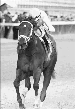  ?? CHURCHILL DOWNS/COADY PHOTOGRAPH­Y ?? Road to Victory wins the Grade 2 Golden Rod on Saturday.