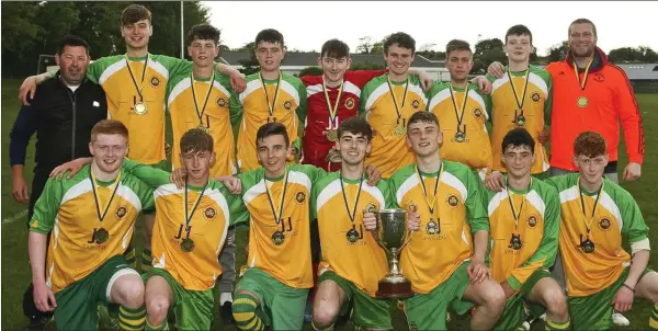  ??  ?? Youth Cup winners, Rathnew AFC.