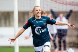  ?? KRISTIAN JACOBSEN ?? Ida Holm Neset håper å sette sitt preg på Vikings første sesong i 1. divisjon.