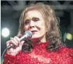  ?? Rich Fury Invision / Associated Press ?? LORETTA LYNN adds a fresh spin on colors of Christmas.