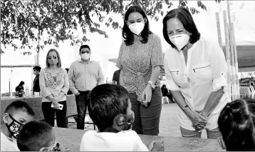  ?? Cortesía municipio de guayaquil ?? •
Ayer arrancó el plan educativo para niños del sector de Monte Sinaí, en Guayaquil.