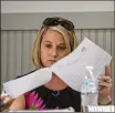  ?? ALYSSA POINTER / ALYSSA.POINTER@AJC.COM ?? Mindi Kiewert, who lost her seat Tuesday, has been silent on the controvers­y but is viewed as an ally of the mayor.