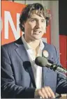  ??  ?? Trudeau