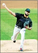  ??  ?? Miami Marlins starting pitcher Sandy Alcantara delivers during the first inning of a baseball game against the New York Yankees at Yankee Stadium on Sept 25, in
New York. (AP)