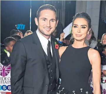  ??  ?? VICTIMS: Frank and Christine Lampard had £60,000 in jewellery and watches stolen.