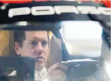  ?? ?? Sebastian Vettel, 36 anni, al volante della Porsche 963