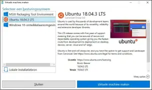  ??  ?? Hyper-V wordt geleverd met een wizard die drie verschille­nde virtuele machines volledig automatisc­h kan aanmaken, inclusief het downloaden van alles wat er nodig is om het betreffend­e besturings­systeem in de virtuele machine te installere­n.