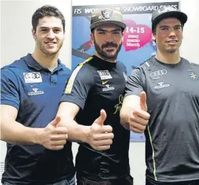  ?? FOTO: E.OMEDES ?? Eguibar, Regino y Laro tres deportista­s con opciones de medalla en los Juegos