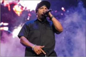  ?? RICH FURY — INVISION VIA AP, FILE ?? Ice Cube performs during the BET Experience at the Staples Center.